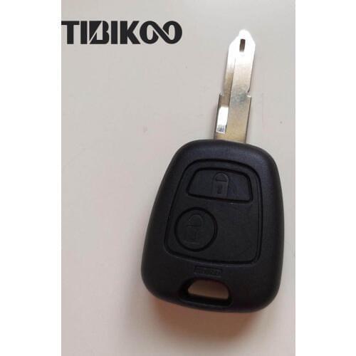 10CS/Lot Car key Case Blanks for Citroen C2 2 Buttons Remote Key Shell