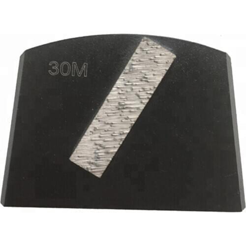 GT06 Metal Bond Diamond Grinding Disc Single Segment Lavina Grinding Shoes Polishing Pads for Concrete Floor Renovation 12PCS