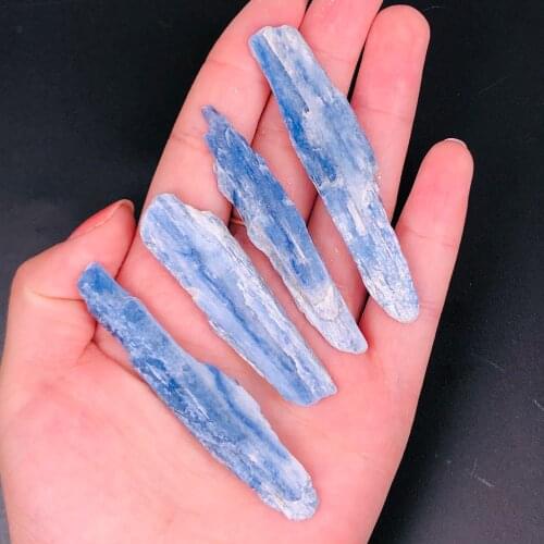 4PCS Natural Kyanite Rough Stone Specimen Crystal Rock Original Mineral
