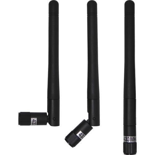 5pcs/lot SW433-ZD115 Anti-vibration SMA interface External Rubber Foldable rod antenna