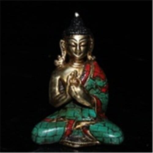 Buddha of Sakyamuni worships the Buddha of Nepal at home