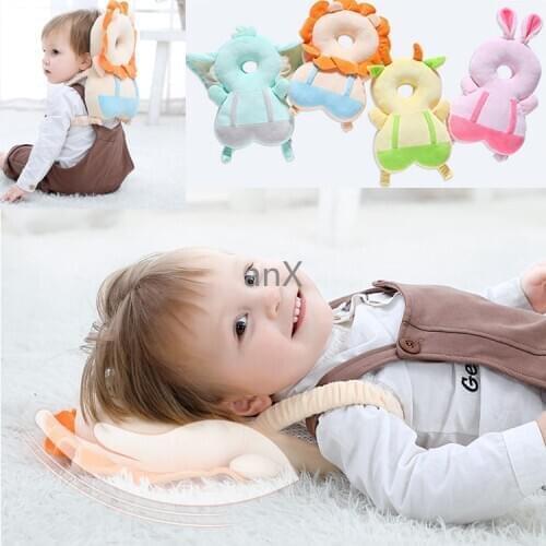 Toddler Headrest pillow cartoon modeling baby head protection neck baby head nusing drop resistance Backpack type helmet