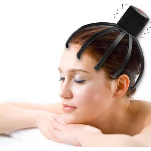 Electric acupoint Head massager Vibrating Scalp massager Prevent hair loss Octopus Neck Equipment Stress Release Relax Massager