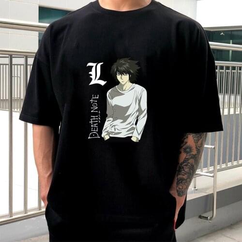 Death Note Top Fashion Cotton Short Sleeve T Shirt Gift Tshirt for Woman/man