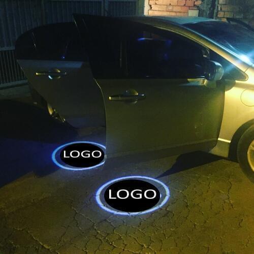 JingXiangFeng 2 pcs Case For yamaha For louts Car Door Welcome Light Car LED Laser Logo Ghost Shadow Light Warning lights
