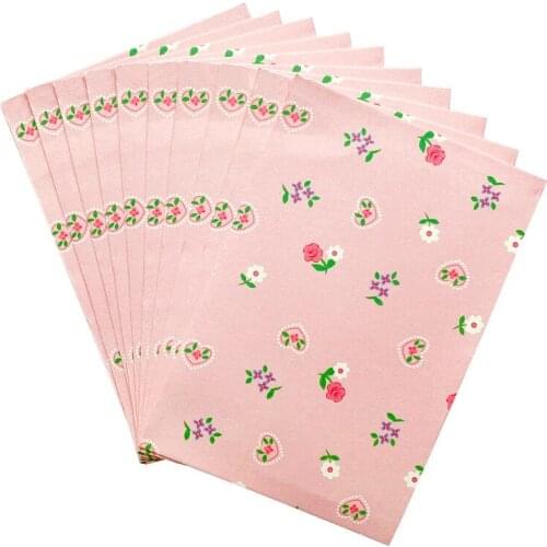 10pcs/pack fresh and romantic floral envelopes 16*11cm Office School Supplies Girls favorite