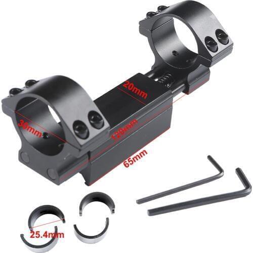 Airgun Rifle Mount 25.4mm / 30mm Rings w/Stop Pin 20mm／11mm Picatinny Rail Sight Laser Weaver High Profile Dovetail Rings