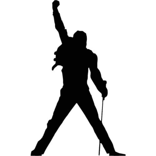 Fashion Decorative Stickers Freddie Mercury Vinyl Decal Car Window Wall Sticker Bohemian Rhapsody QUEEN