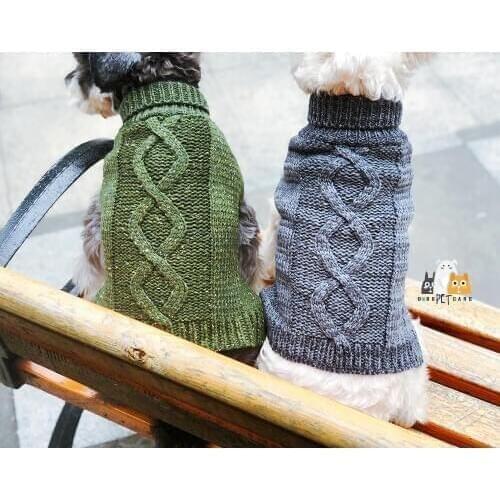 Pet dog High End Two Leg Fashion Sweater Basic Bottoming Handmade Knitted coat Maltese Yorkie Chihuahua Winter