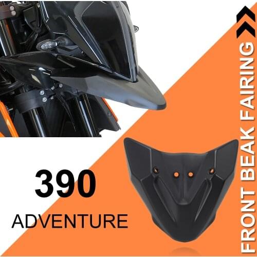 NEW For 390 Adventure ADV 2020 2021 Motorcycle Accessories Front Fender Mudguard Beak Cowl Guard Extension Wheel Cover Fairing