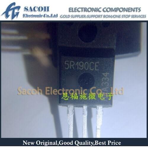 Free Shipping 10Pcs IPA50R190CE IPP50R190CE 5R190CE TO-220F/TO-220 18.5A 500V Power MOSFET Transistor