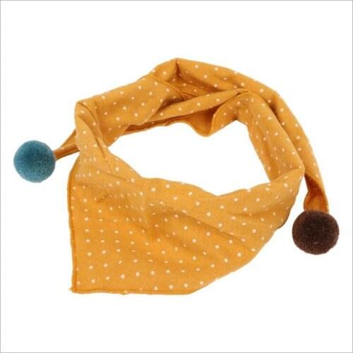 New Spring Cotton Baby Triangle Scarf Pure Color Autumn Winter Infant Girls Bibs Scarf Baby Boys Scarf Toddler Burp Cloth
