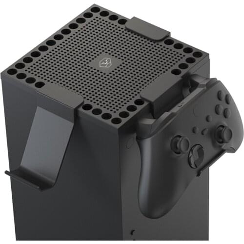 Host Dust Cover For X-box/Series X Multi-Function Heat Dissipation And Dust-Proof Net Earphone Handle Rack Game Accessories