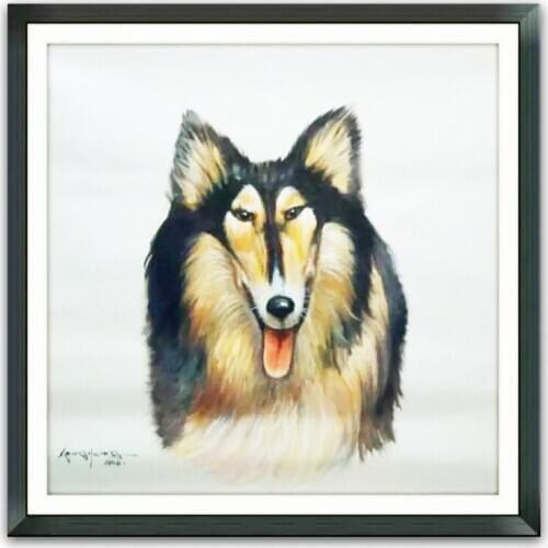 Hand Painted Cartoon Oil Painting on Canvas Abstract Animal Wall Art for Home Decoration Original OilPainting YC012