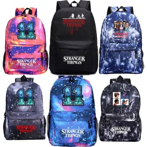 Stranger Things Backpack Boys Girls School Bags Mochila for School College Book Laptop Knapsack kids back to school Backpack