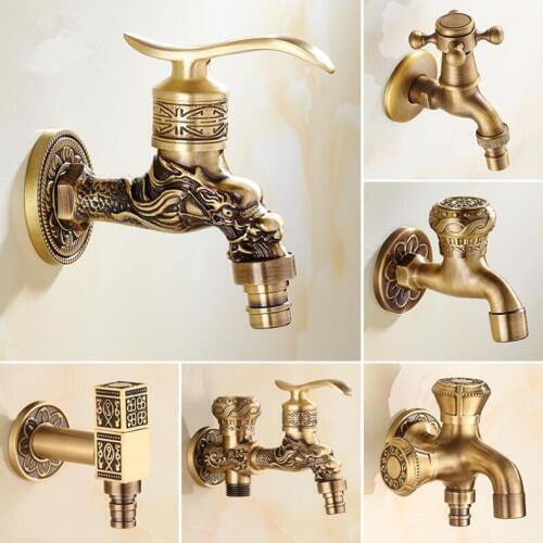 High quality brass finished total brass Garden Bibcock washing machine faucet outdoor faucet for Garden Faucet tap