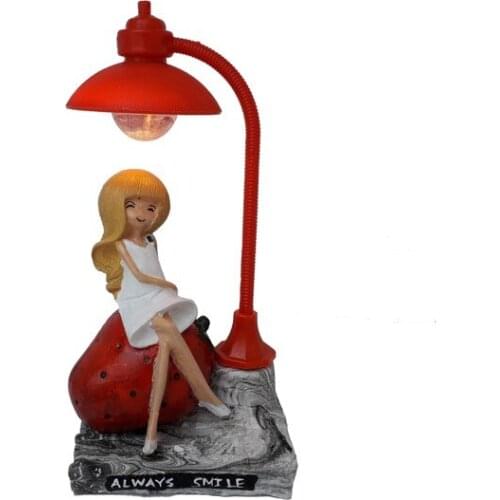 Modern You Always Smile Strawberry Girl Lighted trinket trinket baratija حلية орнаментальный