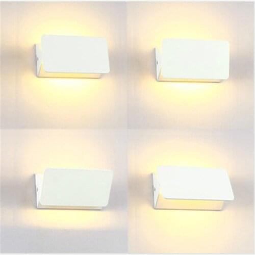 LED simple modern wall lamp creative swing sconce lamp hotel engineering staircase decorative aisle bedroom bedside lamp