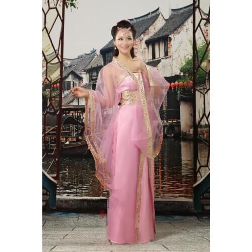 Chinese Traditional Women Tang Ancient Costume Dance Hanfu Costumes Princess Dynasty Chinese Opera Dress