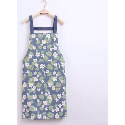 High Quality Kitchen Aprons for Cooking Adult Bibs Sleeveless Cotton Linen Aprons