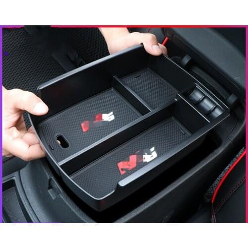 Car Armrest Storage Box for Kia Sportage KX5 QL AT LHD 2016 - 2020 Center Console Organzier Stowing Tidying Storage Holder Tray