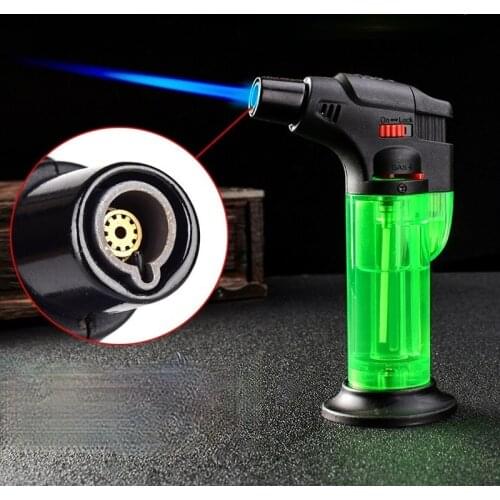 High Temperature Lighter Windproof 603 Type Inflatable Welding Spray Gun Lighter Barbecue Point Cigar Baking Durable Lighter