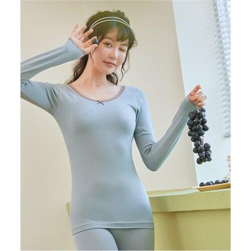 2pcs Woman Thermal Underwear For Female Winter Long Johns Thermo Underwear Thermal Pants Winter Clothes Thermo set