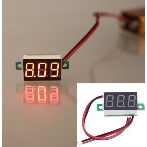 0.36" Digital Voltmeter DC 4.5-30V 2 Wires Red LED Display Panel Voltage Meter 2019