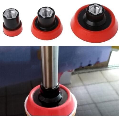 1/2/3 Inch Polishing Machine Grinding high-speed soft-edged Tray self-adhesive Sponge Wool Wheel Adhesive Disc Base