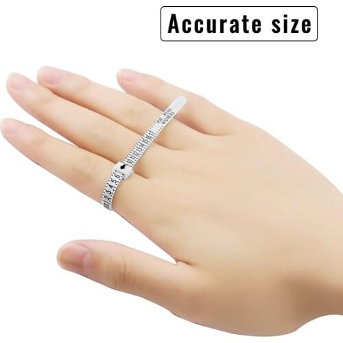 1pcs UK/US Size Professional Jewelry Tools Ring Mandrel Stick Finger Gauge Ring Sizer Measuring For DIY Jewelry Size Tool Sets