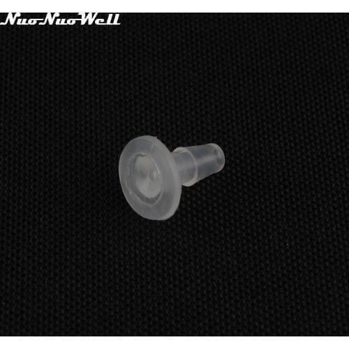 10pcs NuoNuoWell PE 4mm Silicone Tube Plug Aquarium Supplies Fittings Water tank Fish Tank Joint Oxygen Pump Hose End Connector
