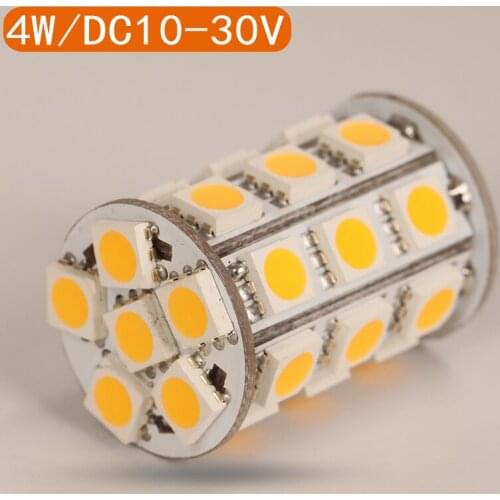 12-24VDC G4 led 12VAC/DC also available 4W led G4 SMD5050 corn bulb 5 years warranty