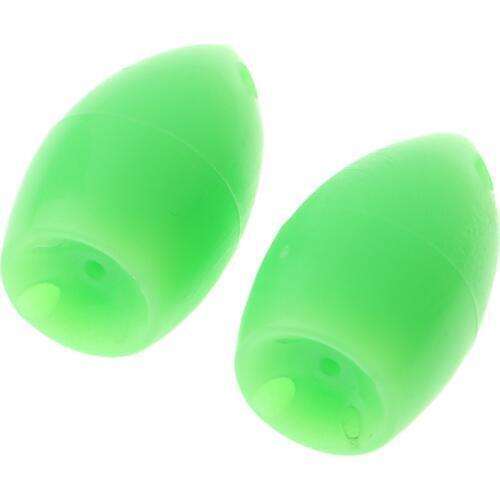 2 Pieces Floating Sbirolino Spirolino Bombarda 4.3g Trout Pose Floats Green with Swivels fishing Float fishing Tool accessories