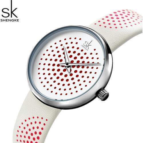 2021 New White Women Watches Womens Quartz Watch Fashion Luxury Brand Clock Leather Waterproof Wristwatches Relogio Feminino