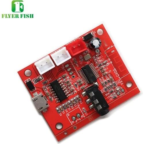 3.7V Bluetooth 4.2 Amplifier Board 5W+5W DIY Audio Music Module Support Li-Battery Charge AUX Line IN MP3 FLAC AMP Module