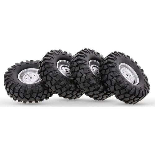 4PCS 1/10 RC Truck Buggy Tyre for 1/10 HSP Redcat Traxxas Axial SCX10 RC4WD D90 CC01 RC Rock Crawler Parts
