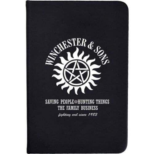 Anime Notebook Black Letter Sketchbook Kawaii Stationery Student School Office Stationary Journal Writing Book Writing Pads