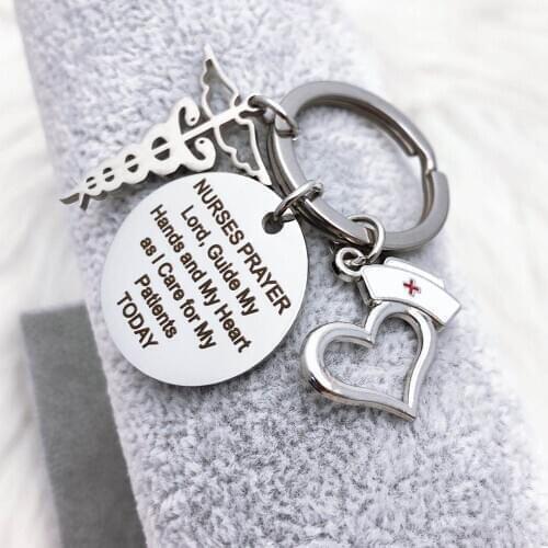 Zciti personalized Nurse doctor thanksgiving keychain Keychain Key Ring Key Chain Jewelry Gifts for friends, family, lovers