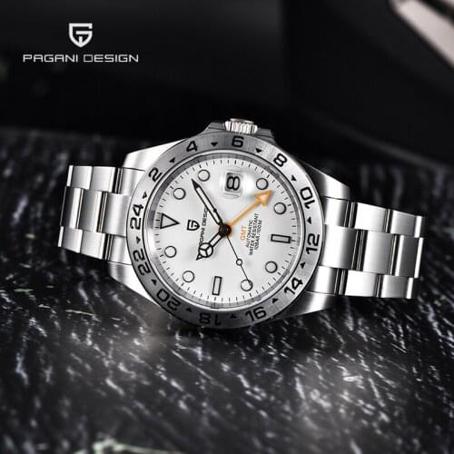Pagani Design 2021 Top Luxury Leisure Fashion Mens Automatic Mechanical Watches Sapphire Glass Stainless Steel Waterproof Watch