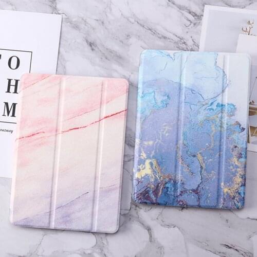 For iPad Air 1 2 Case Marble Pattern Silicon Cover for iPad 9.7 2018 2017 Pro 10.5 Mini 2/3/4/5 Air 10.5 2019 Smart Funda A1893