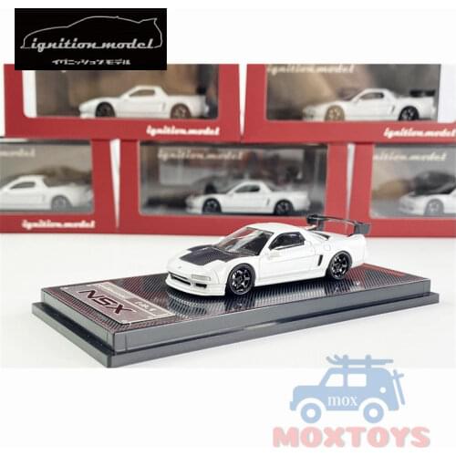 IG 1:64 Honda NSX (NA1) Matte Pearl White Diecast Model Car