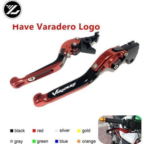 Have Varadero Logo For Honda XL1000 Varadero ABS 1999-2013 Motorcycle Accessories Folding Extendable Brake Clutch Levers