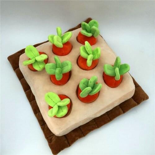 Creative Childrens Educational Toys Birthday Gift For Girls Fields Carrot Plush Toy Soft Stuffed Vegetables Plant Radish Doll