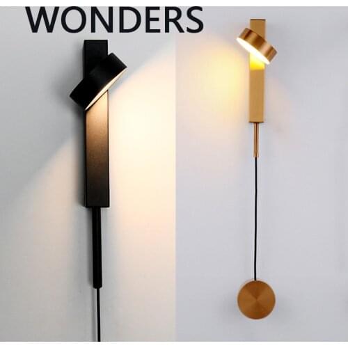 Nordic Creative Bedroom and Bedside reading LED wall lamp Exquisite Acrylic бра interior living room study decorative wall lamp