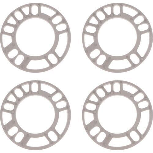 MagiDeal Universal 5mm Alloy Wheel Spacers Adapter Shim Plate 4pcs Set