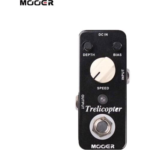 Mooer Trelicopter Mini Optical Tremolo Effect Pedal Classic Optical Tremolo for Electric Guitar True Bypass Guitar Accessories