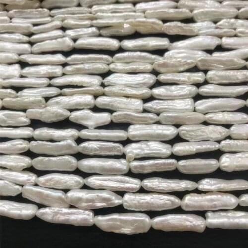 NEW Freshwater White Keshi Pearl Irregular Baroque Pearl Loose Beads 15