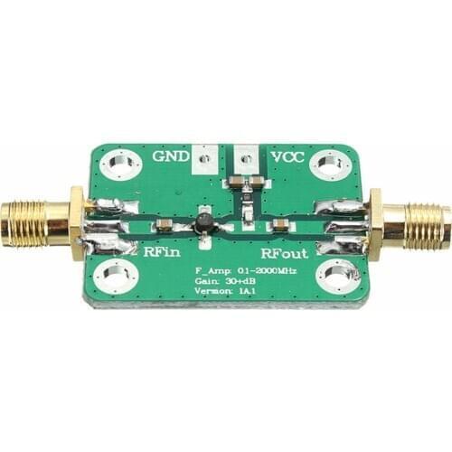 New 1-2000MHz High Frequency RF Wideband Amplifier 30dB Gain Low Noise LNA Module