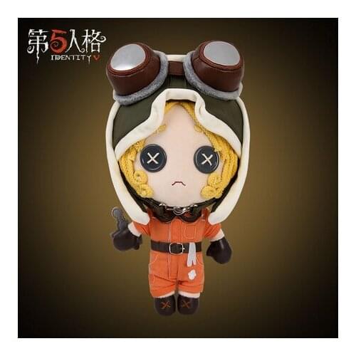 Wholesale Anime Game Identity V Mechanic Cosplay Change Suit Plush Doll Kawaii Anime Dress Up Clothing Stuffed Toy Doll Gifts