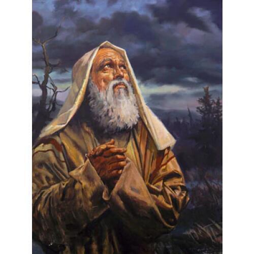 ARTIST original ART-- Judaism Abraham portrait oil painting # 100% handpainted painting--accept custom painting